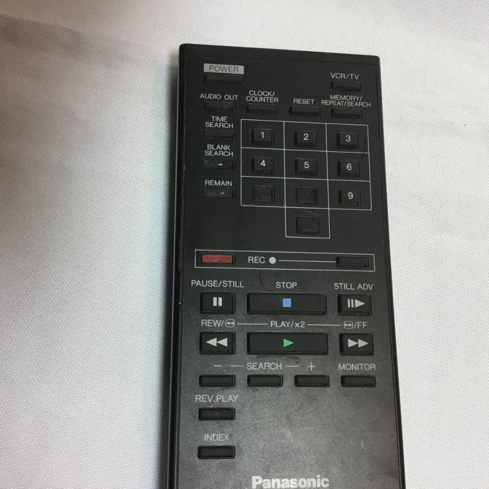 Panasonic VEQ0963 VCR Remote Control AG-1730